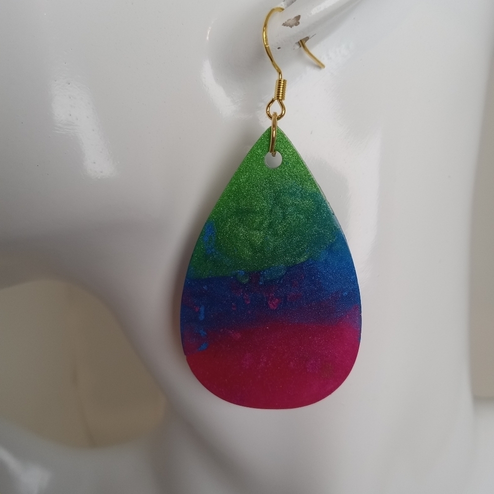 Colorful Teardrop Earrings